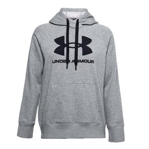 Dámská mikina Under Armour Rival Fleece Logo Hoodie - Barva: Šedá, Velikost: S