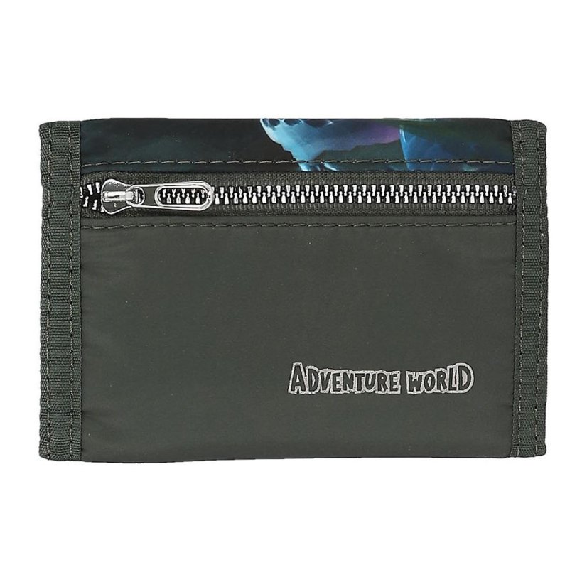 Adventure World Children’s Velcro Wallet, Black Mamba