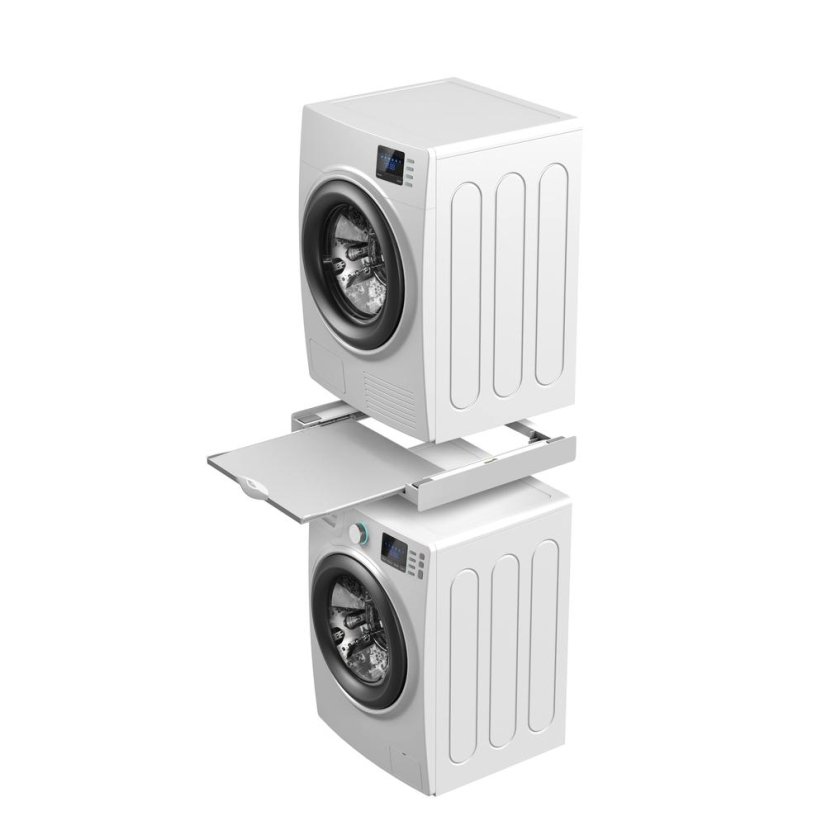Meliconi 656129 Torre Green+ White Washer/Dryer Combo