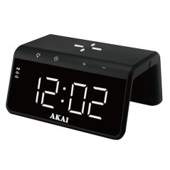 AKAI ACRB-2000 čierny budík