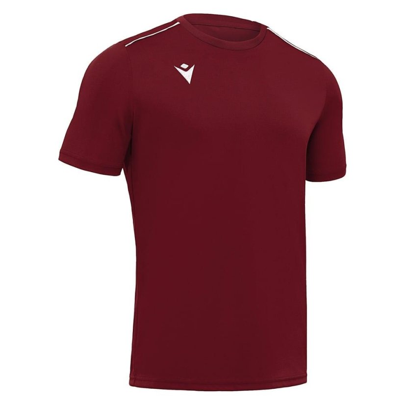 Macron Rigel Hero SS Jersey - Color: Wine red, Size: L