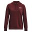 Damen-Sweatshirt Under Armour Essential Fleece Hoodie - Farbe: Schwarz, Größe: L