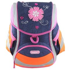Školní aktovka Target Reflex Jeans Flower 17953