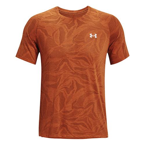 Herren-T-Shirt Under Armour Streaker Jacquard - Farbe: Blau, Größe: XL