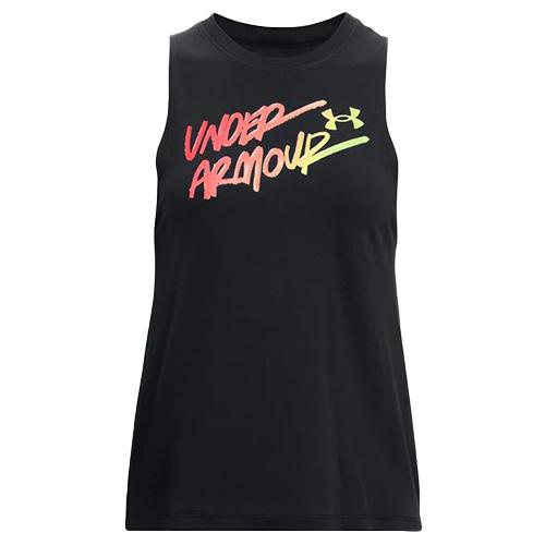 Dámské tilko Under Armour Live 80s Graphic Muscle - Barva: Černá, Velikost: L