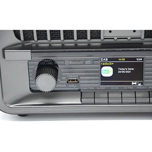 Roadstar HRA-270D+BT hnedý rádiový prijímač