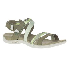 Damen-Sandalen Merrell District Mendi Backstrap Olive/lime