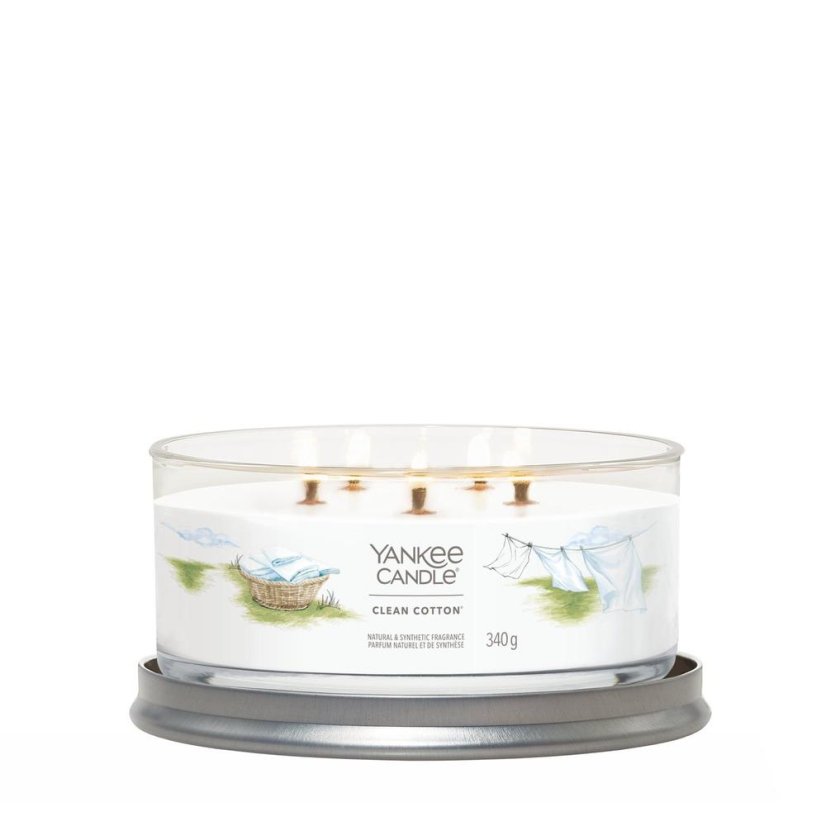 Yankee candle Signature Tumbler Medium, Clean Cotton