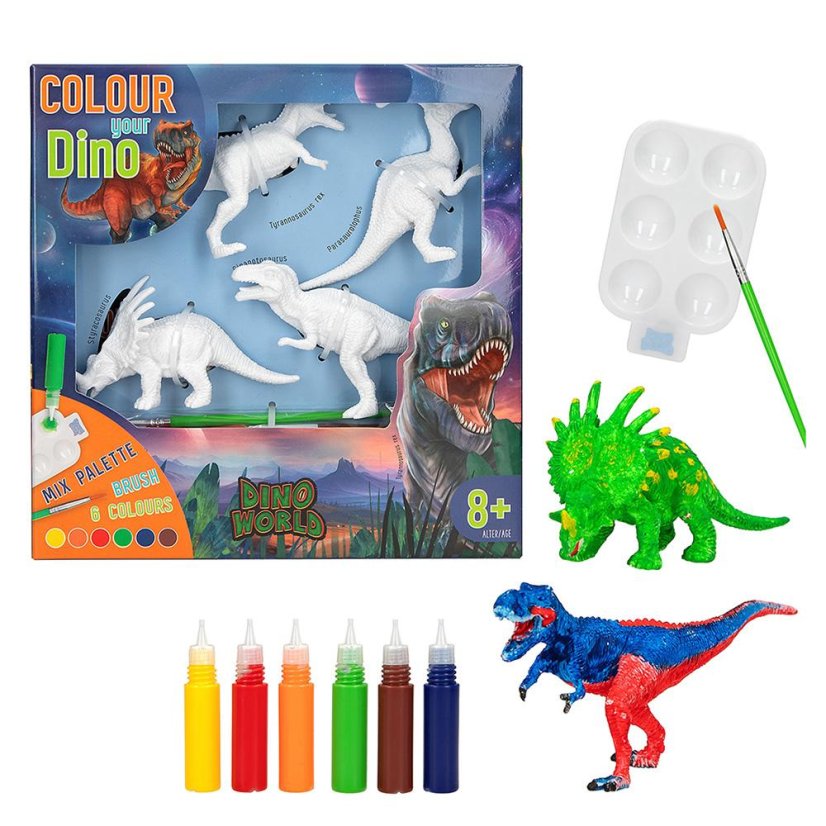 Dino World creative dinosaur painting set