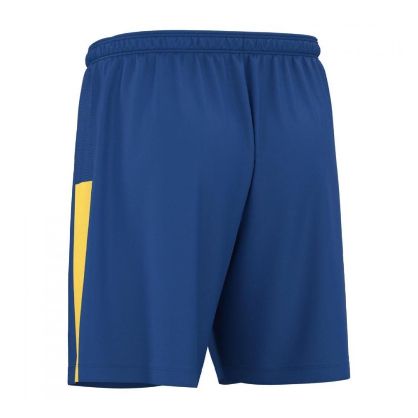 Fußballshorts Macron Skara Eco - Farbe: Königsblau/Gelb, Größe: L
