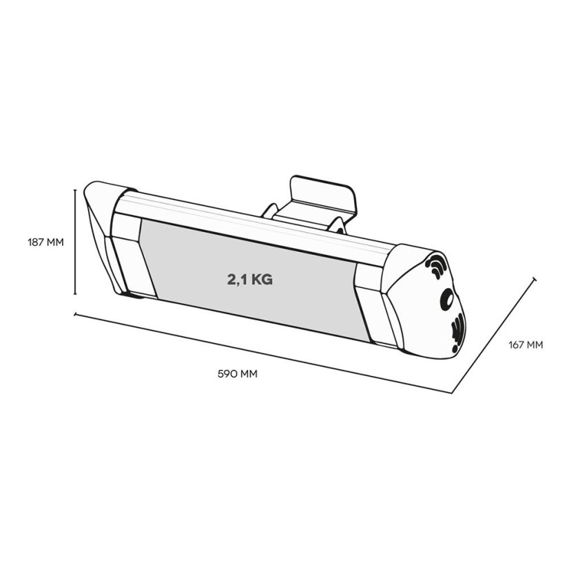 Kültéri fűtőtest ARGO DAPHNE 191070176