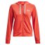 Dámská mikina Under Armour Rival Terry FZ Hoodie - Barva: Tyrkysová, Velikost: M