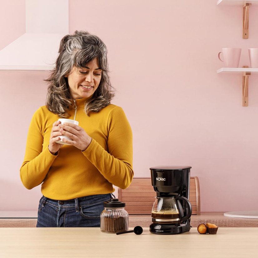 Solac Coffee 4 You Mini CF4037 kávéfőző, fekete