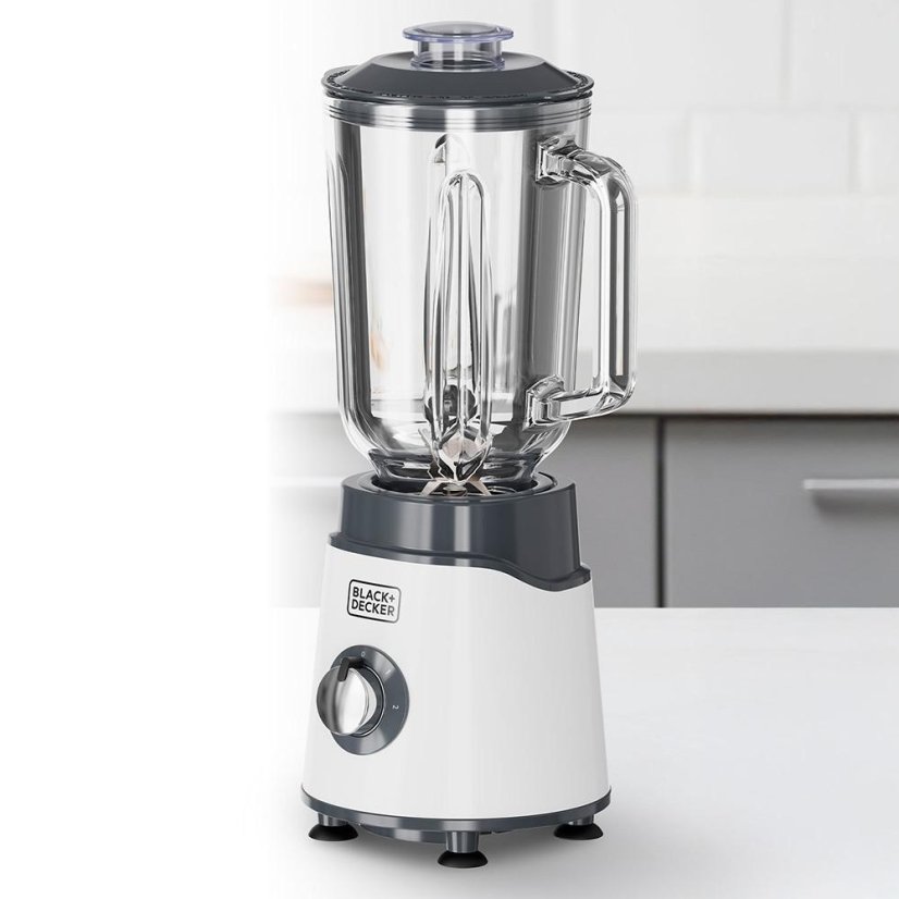 Black+Decker BXJB1002E fehér asztali keverőgép