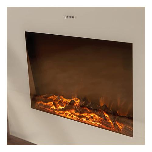 Elektromos kandalló Cecotec ReadyWarm 2700 Design Flames White 5832 fehér