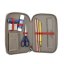 Three-tier pencil case with Dino World and New World accessories