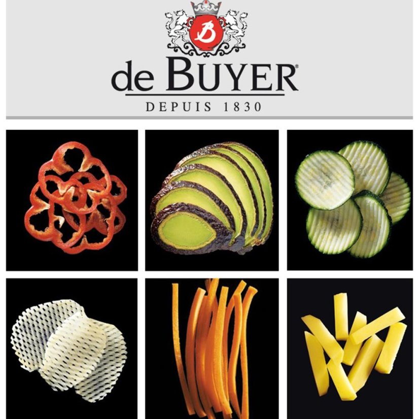 De Buyer Revolution 2012.01 stainless steel slicer