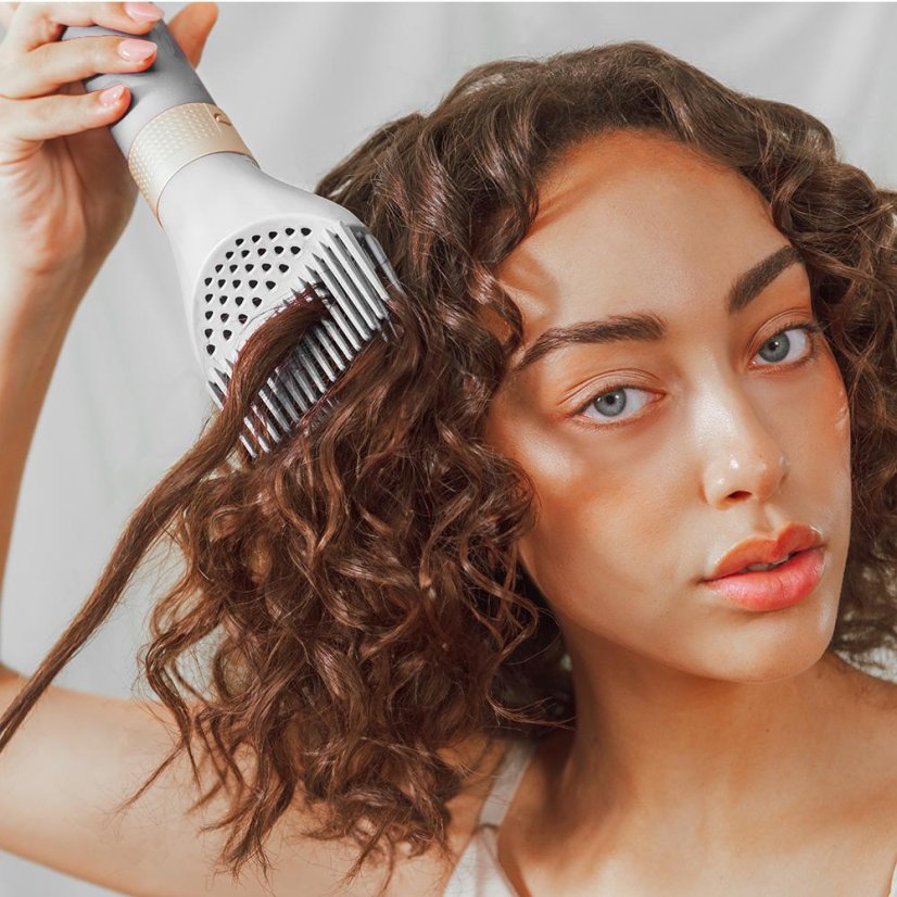 Lockenstab Cecotec CermicCare AirGlam Lockenstab 14in1 Champagne 0252