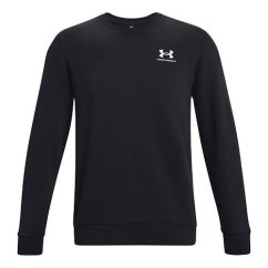UA Essential Fleece Crew-BLK