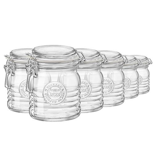 Pojemnik Bormioli Rocco Officina 1825 Herm Jar 6 x 35 cl