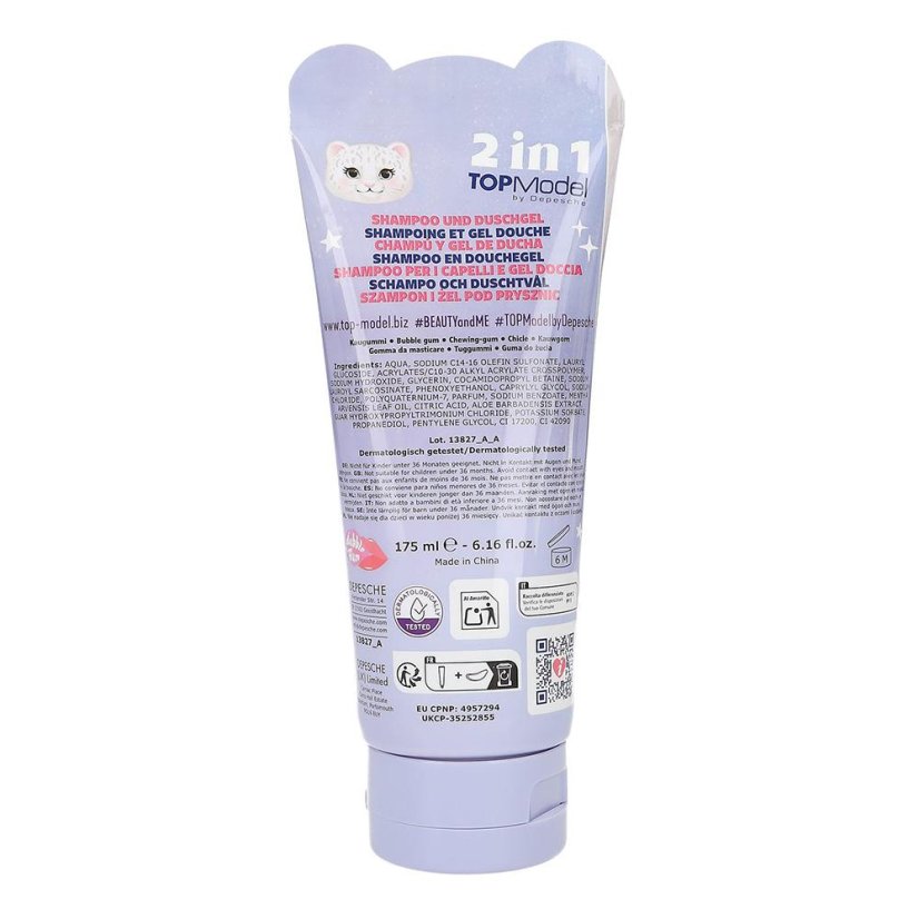 Top Model Beauty & Me shampoo and shower gel