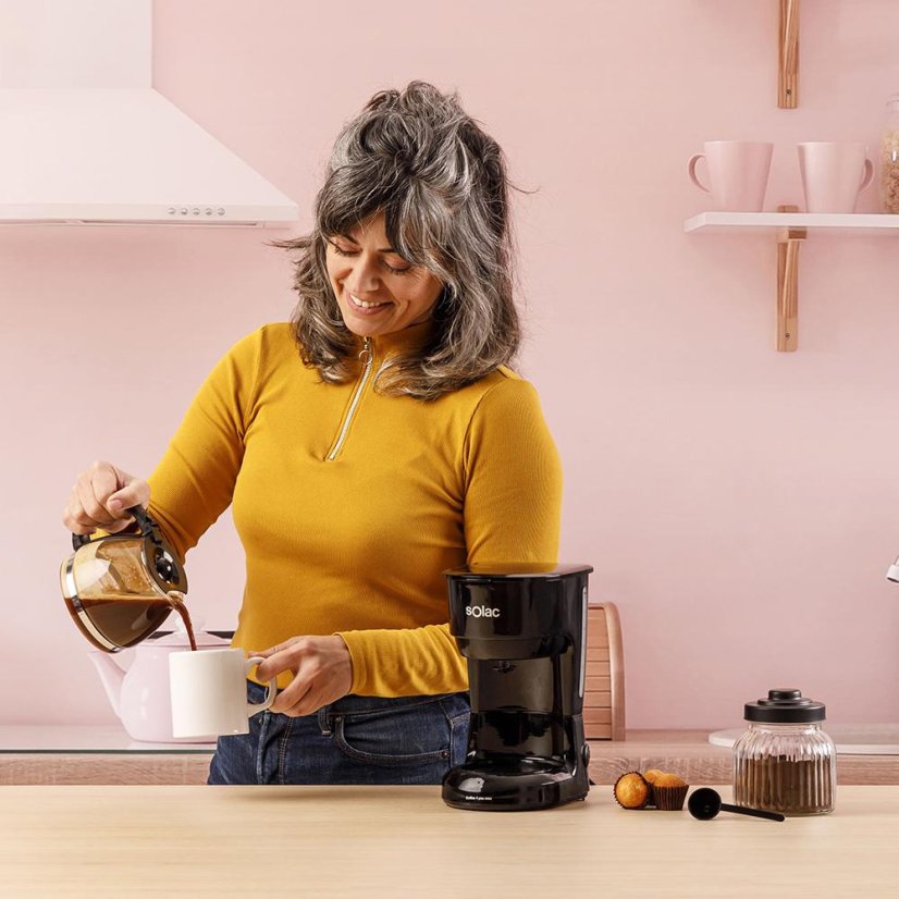 Solac Coffee 4 You Mini CF4037 kávéfőző, fekete