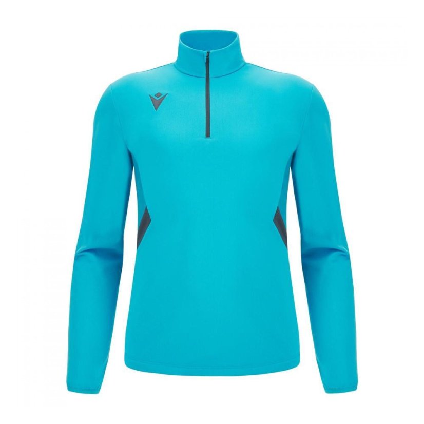 Sweatshirt Macron Piave 1/4 ZIP - Farbe: Hellblau, Größe: L