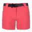 Women's shorts with belt Kilpi Sunny - Color: Pink, Size: 38