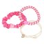 Set of elastic hair ties Top Model Christy
