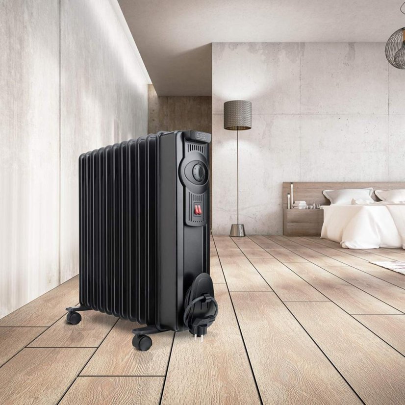 Black+Decker BXRA1500E fekete radiátor