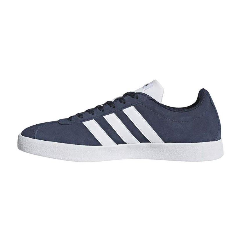 Adidas VL Court 2.0 Men’s Casual Shoes - Color: Blue, Size: 36 2/3