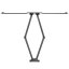 Meliconi FlatStyle FDRP 600 580471 black double rotation TV mount