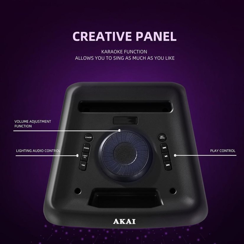 AKAI Party box 800 black speaker