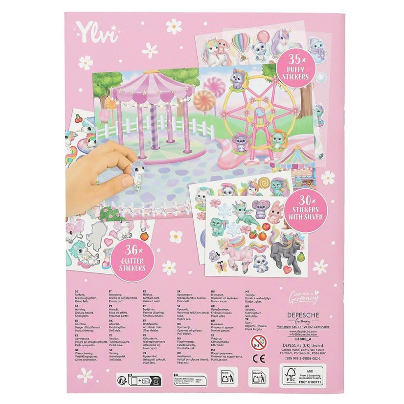 Create Your Unicorn World Ylvi matricás füzet