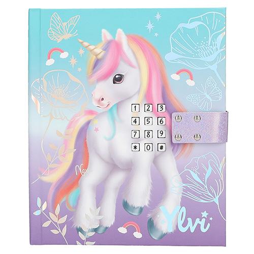 Diář na kód se zvukem Ylvi Unicorn Rainbow