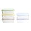 Set mit 5 Glasbehältern Pebbly PKV-5SRB, 850 ml