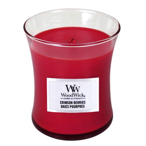 WoodWick Medium Candle, Crimson Berries WoodWick Medium Candle, Crimson Berries