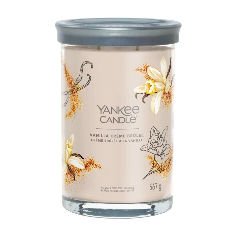 Yankee candle Signature Tumbler Kerze, groß, Vanilla Créme Brulée