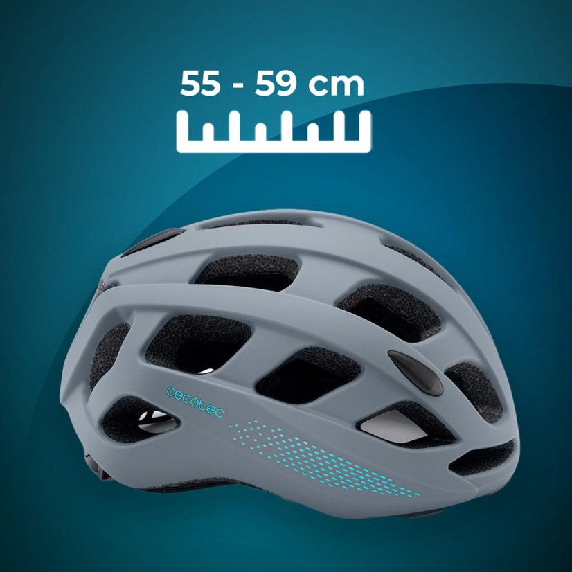 Cecotec 7346 gray S-M bicycle helmet
