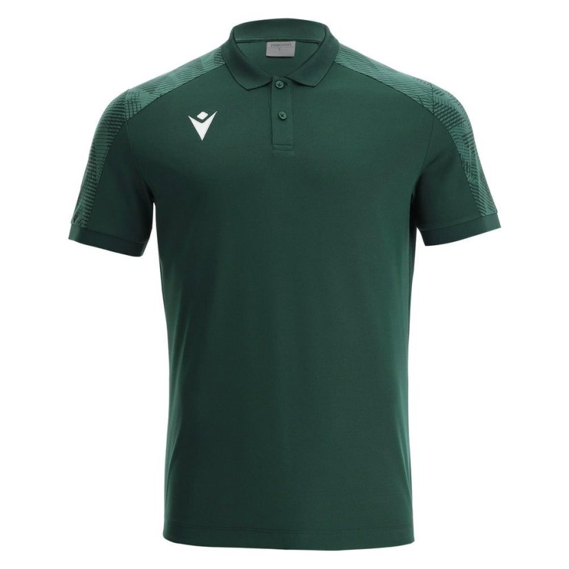 Macron Rock polo shirt - Color: Green, Size: M