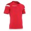 Macron Titan SS Jersey - Color: Red/white, Size: L