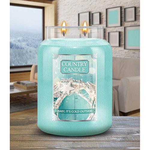 Country Candle große Kerze, Baby It´s Cold Outside