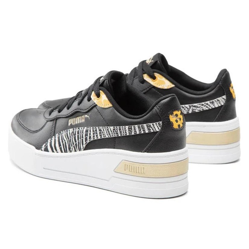 Damen-Sneakers Puma Skye Wedge Safari - Farbe: Schwarz, Größe: 36