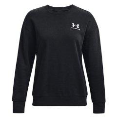 Essential Fleece Crew-BLK