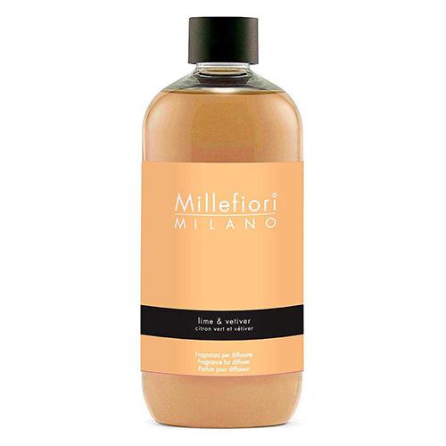 Millefiori Milano diffúzor töltelék, Lime & Vetiver, 250 ml