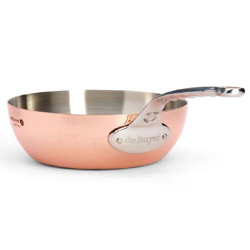 Mély serpenyő de Buyer Prima Matera 6236.24, 24 cm réz
