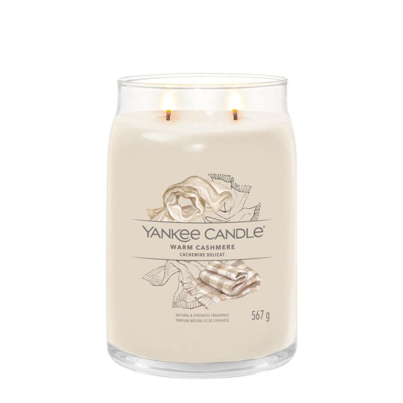 Yankee candle Signature Kerze groß, Warm Cashmere