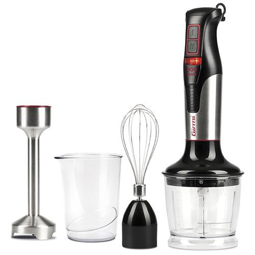 Girmi MX3900 fekete-rozsdamentes acél botmixer kiegészítőkkel