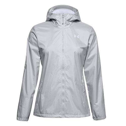 Dámská bunda Under Armour Forefront Rain - Barva: Šedá, Velikost: M