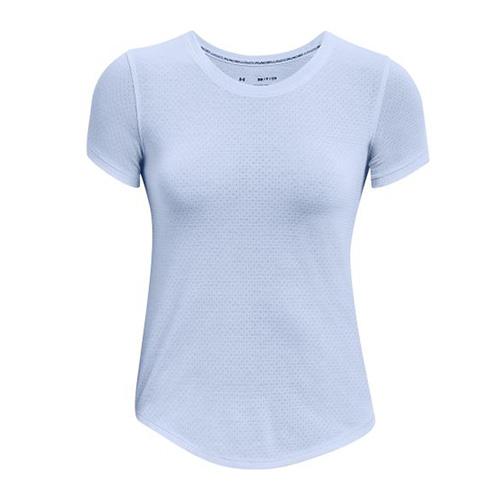 Women's Under Armour Streaker SS T-shirt - Color: Light blue, Size: M